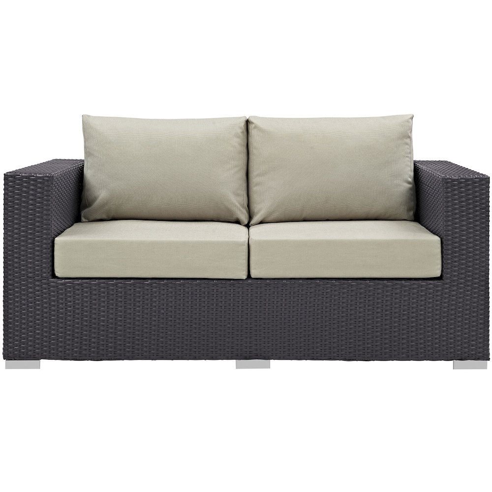 Convene Outdoor Patio Loveseat. Picture 4