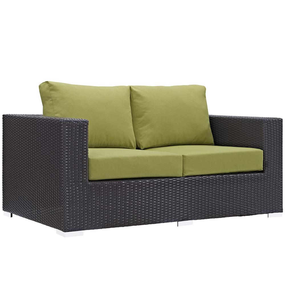Convene Outdoor Patio Loveseat. Picture 1