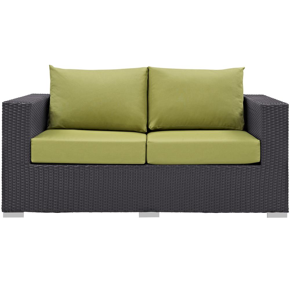 Convene Outdoor Patio Loveseat. Picture 5