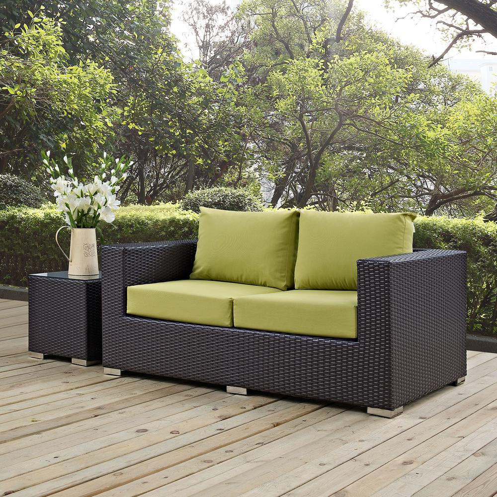Convene Outdoor Patio Loveseat. Picture 6