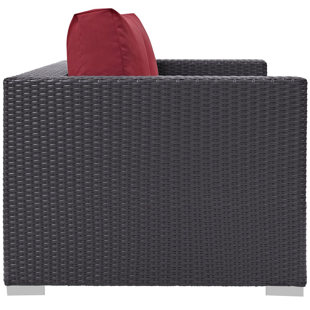 Convene Outdoor Patio Loveseat. Picture 2