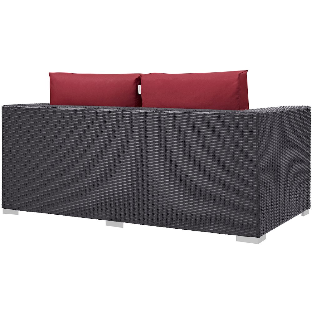 Convene Outdoor Patio Loveseat. Picture 3