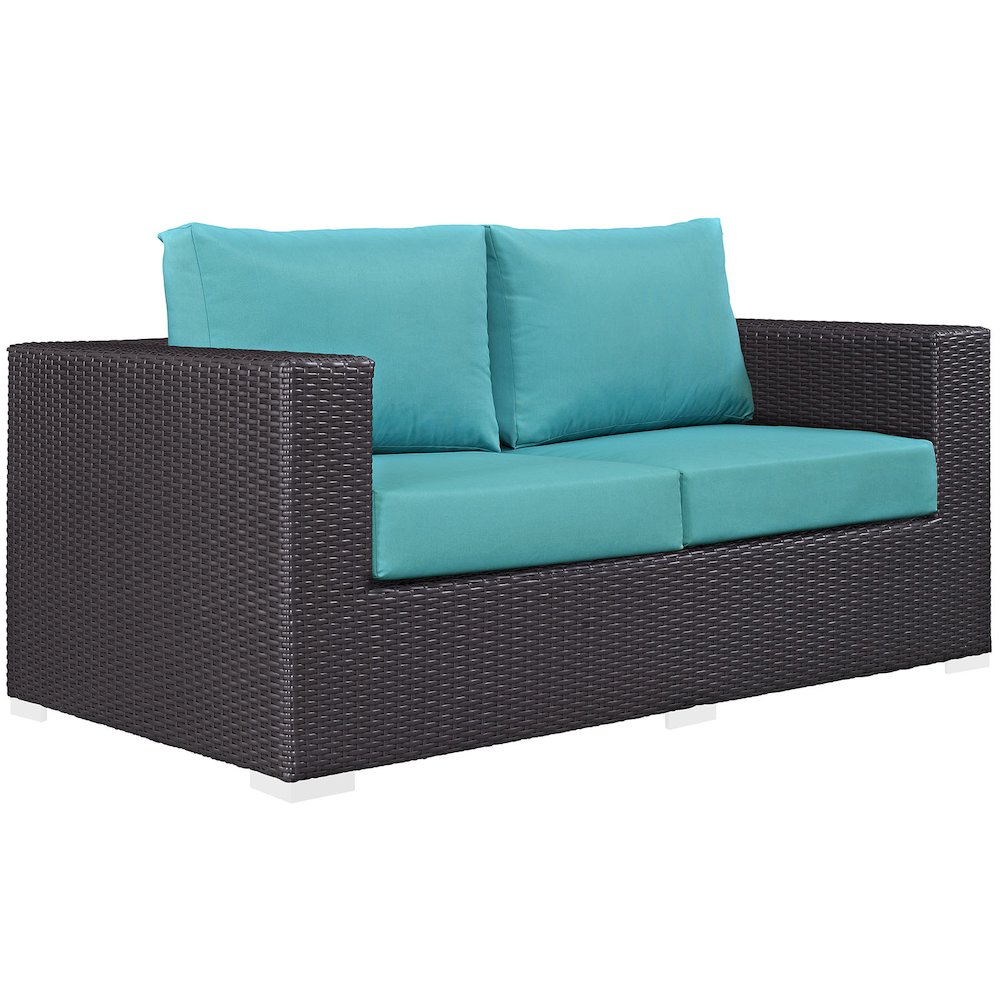 Convene Outdoor Patio Loveseat. Picture 1