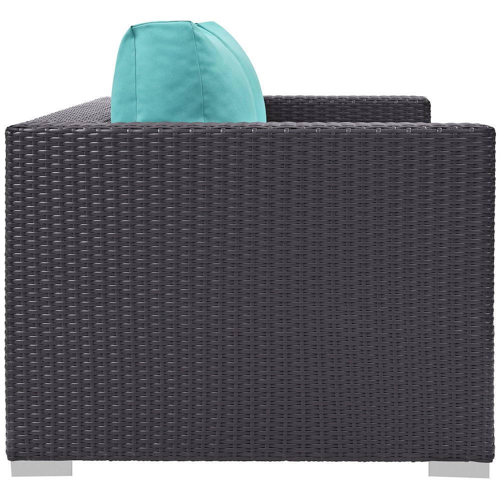 Convene Outdoor Patio Loveseat. Picture 2