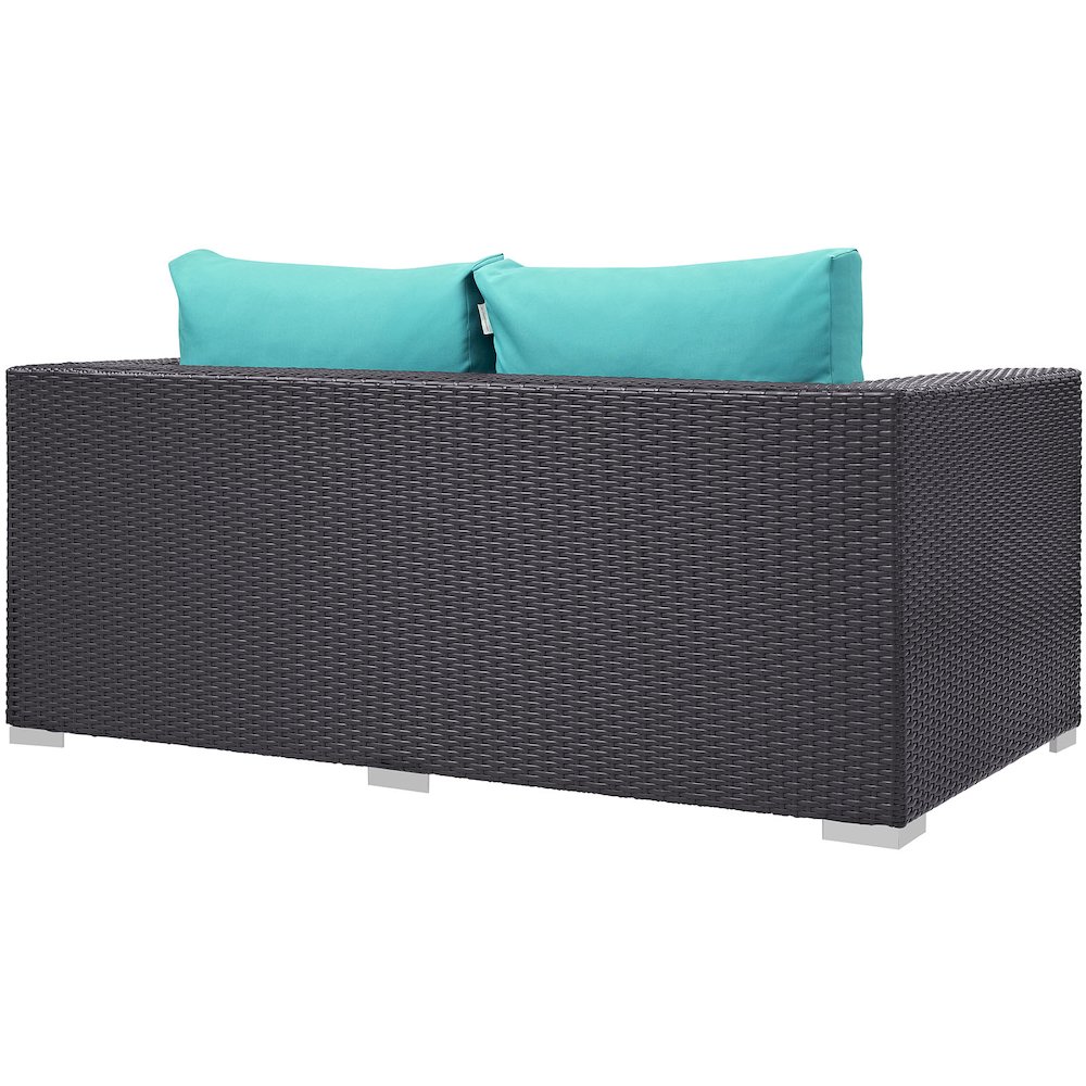 Convene Outdoor Patio Loveseat. Picture 3