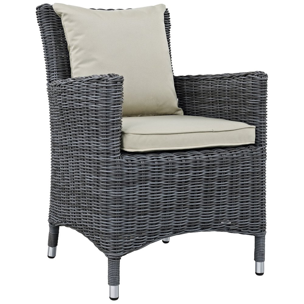 Summon Dining Outdoor Patio Sunbrella Armchair. Picture 1