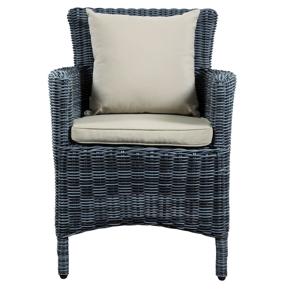 Summon Dining Outdoor Patio Sunbrella Armchair. Picture 4