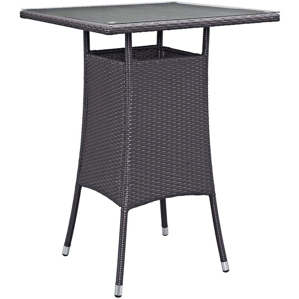 Convene Small Outdoor Patio Bar Table. Picture 1