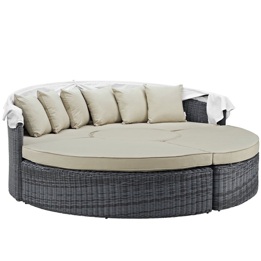 Summon Canopy Outdoor Patio Sunbrella Daybed. Picture 2
