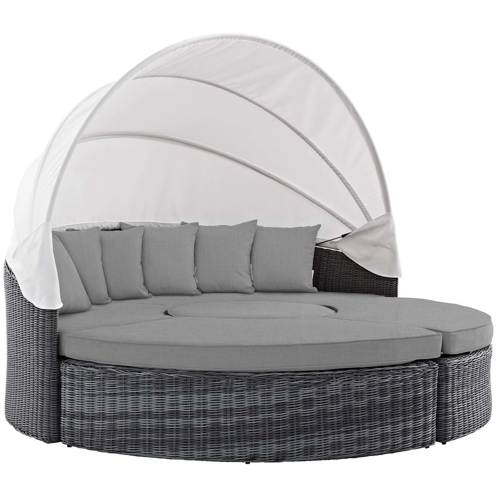 Summon Canopy Outdoor Patio Sunbrella Daybed. Picture 2