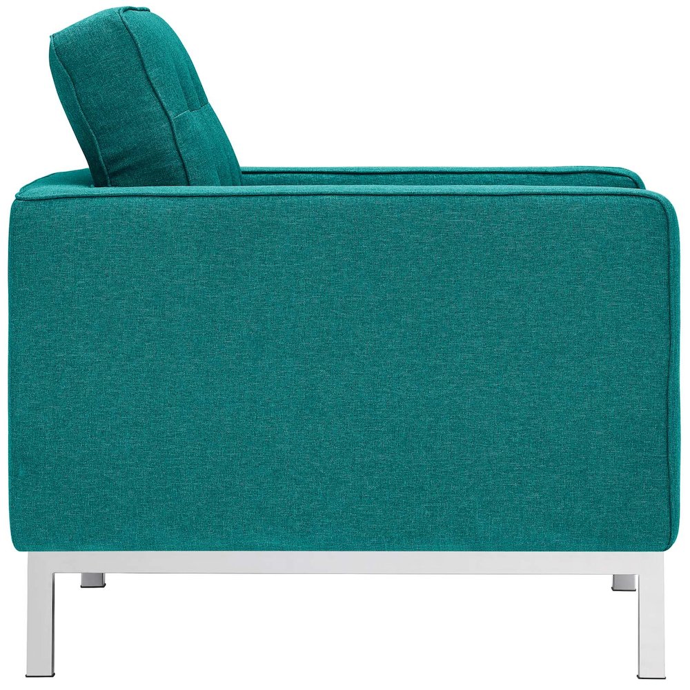 Loft Upholstered Fabric Armchair. Picture 2