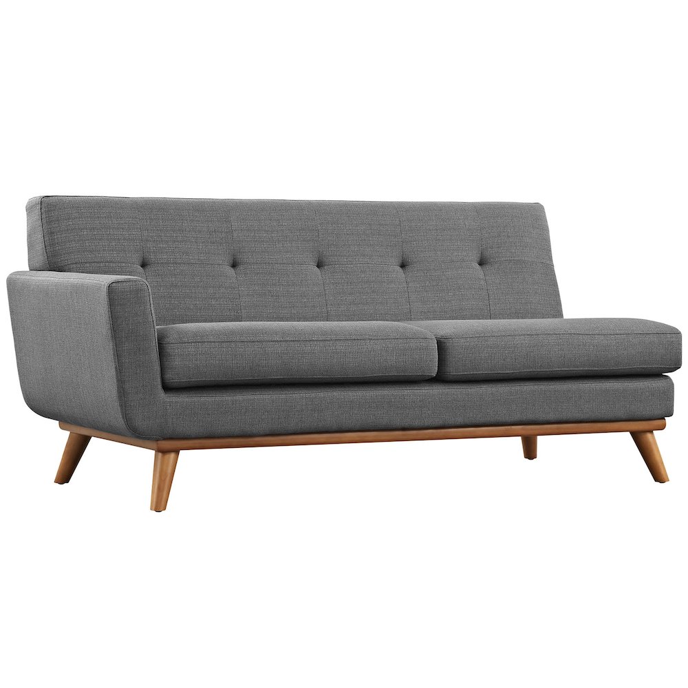 Engage Right-Facing Upholstered Fabric Sectional Sofa. Picture 3