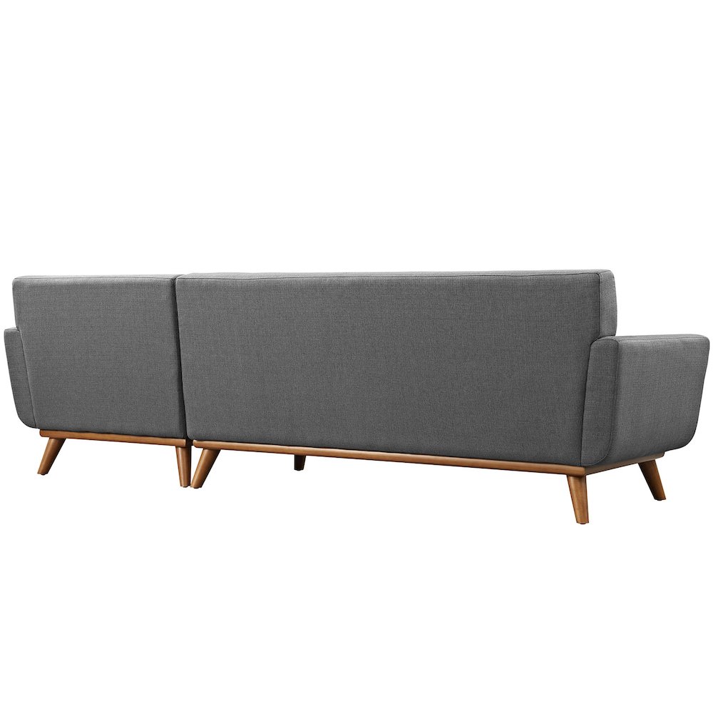 Engage Right-Facing Upholstered Fabric Sectional Sofa. Picture 5