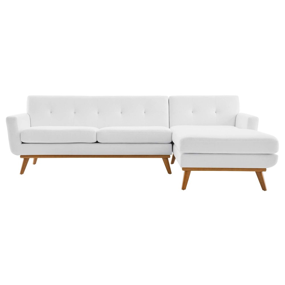 Engage Right-Facing Upholstered Fabric Sectional Sofa. Picture 3