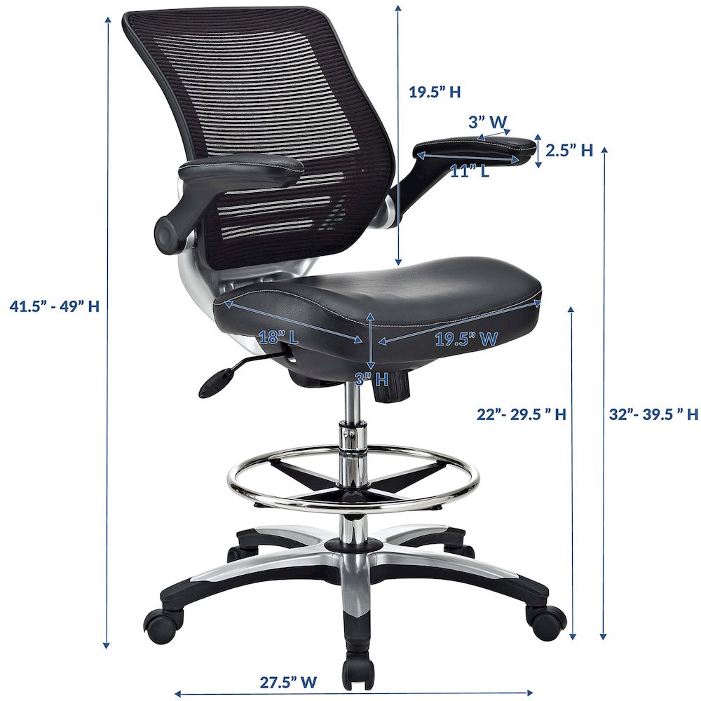 Edge Drafting Chair. Picture 2