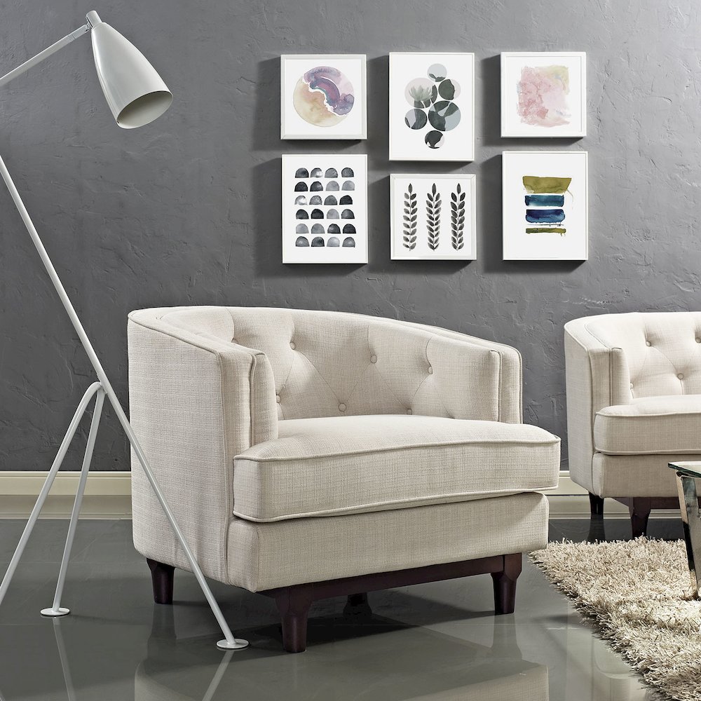 Coast Upholstered Fabric Armchair. Picture 5