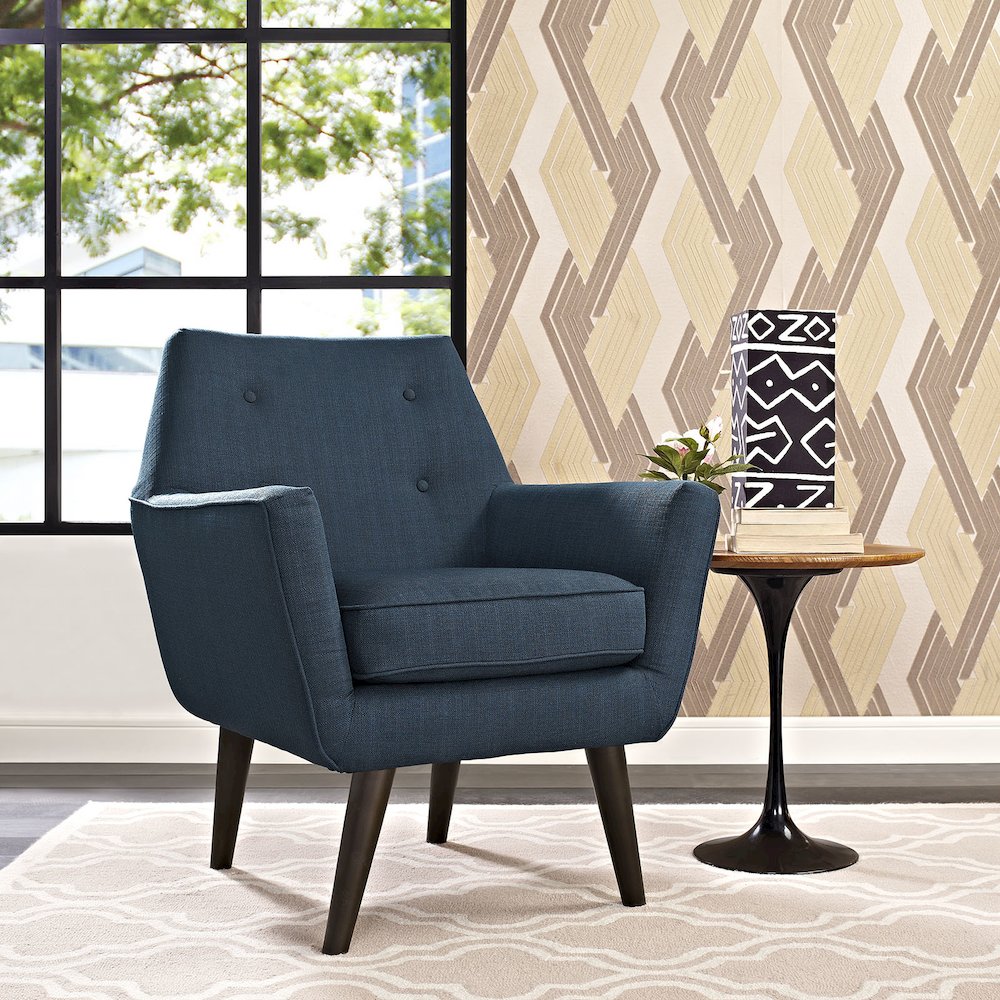 Posit Upholstered Fabric Armchair. Picture 5