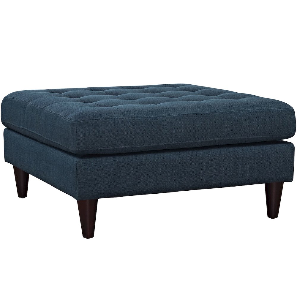 Empress Upholstered Fabric Large Ottoman. Picture 1