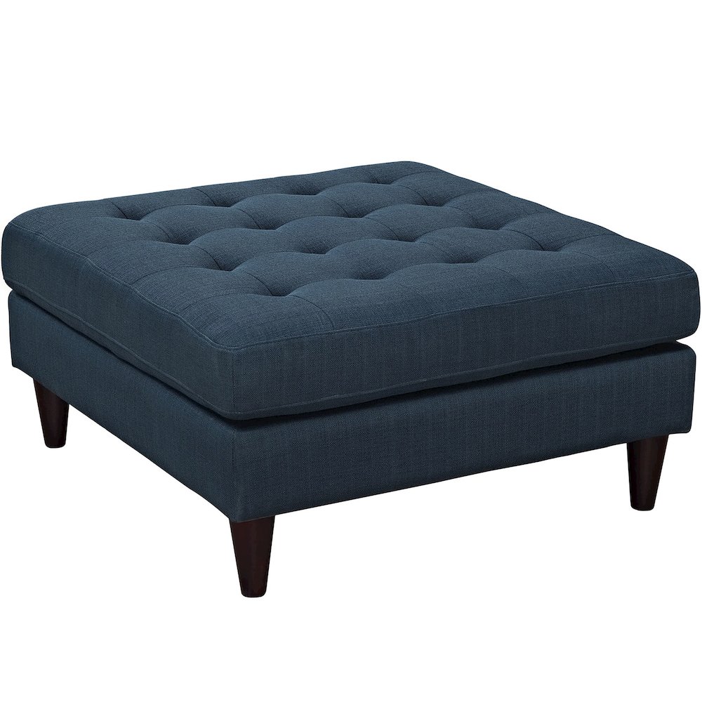 Empress Upholstered Fabric Large Ottoman. Picture 2