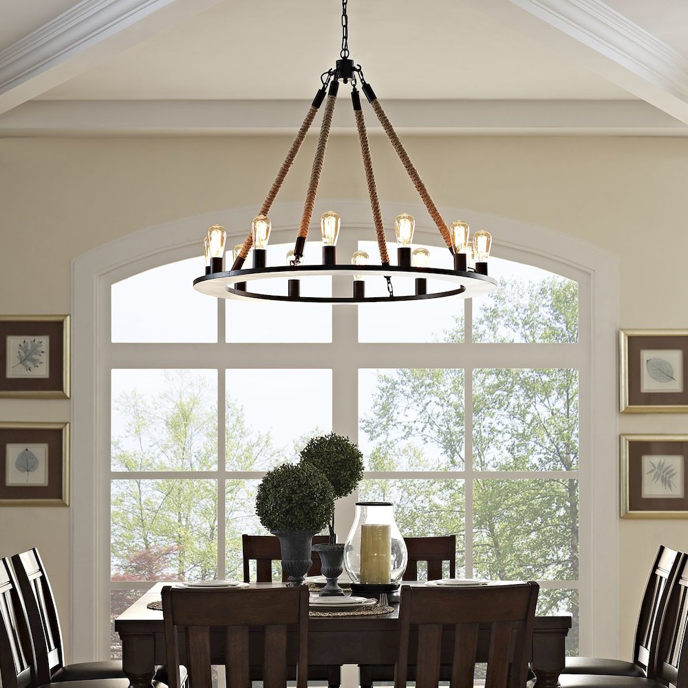 Encircle Chandelier. Picture 4