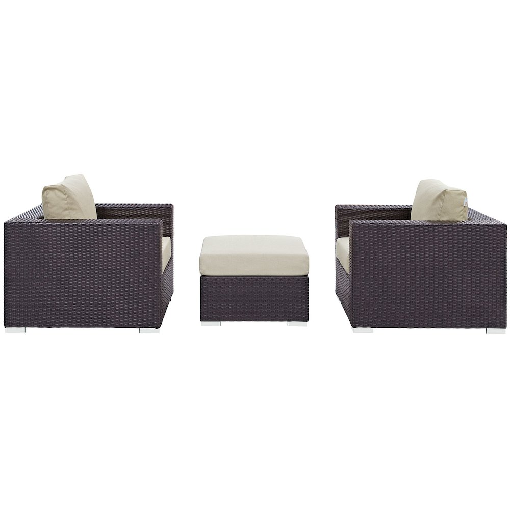 Convene 3 Piece Outdoor Patio Sofa Set. Picture 2
