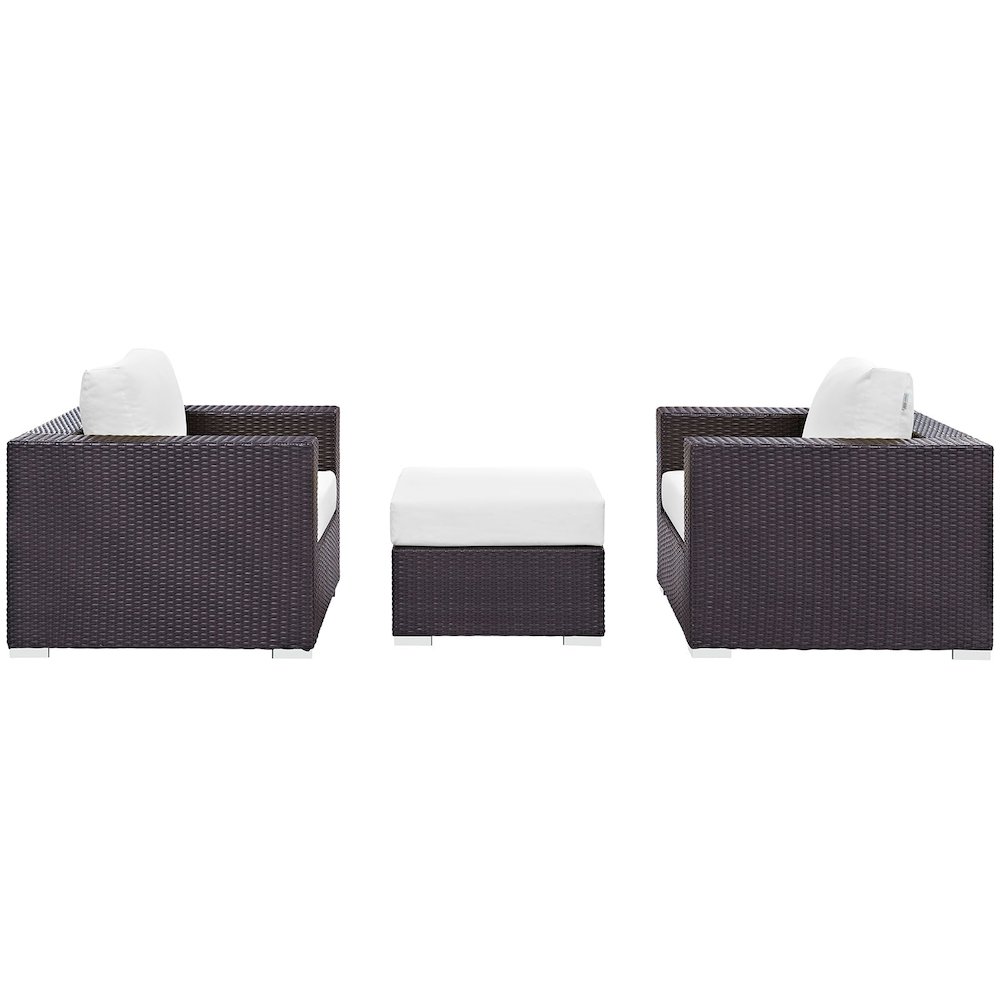 Convene 3 Piece Outdoor Patio Sofa Set. Picture 2