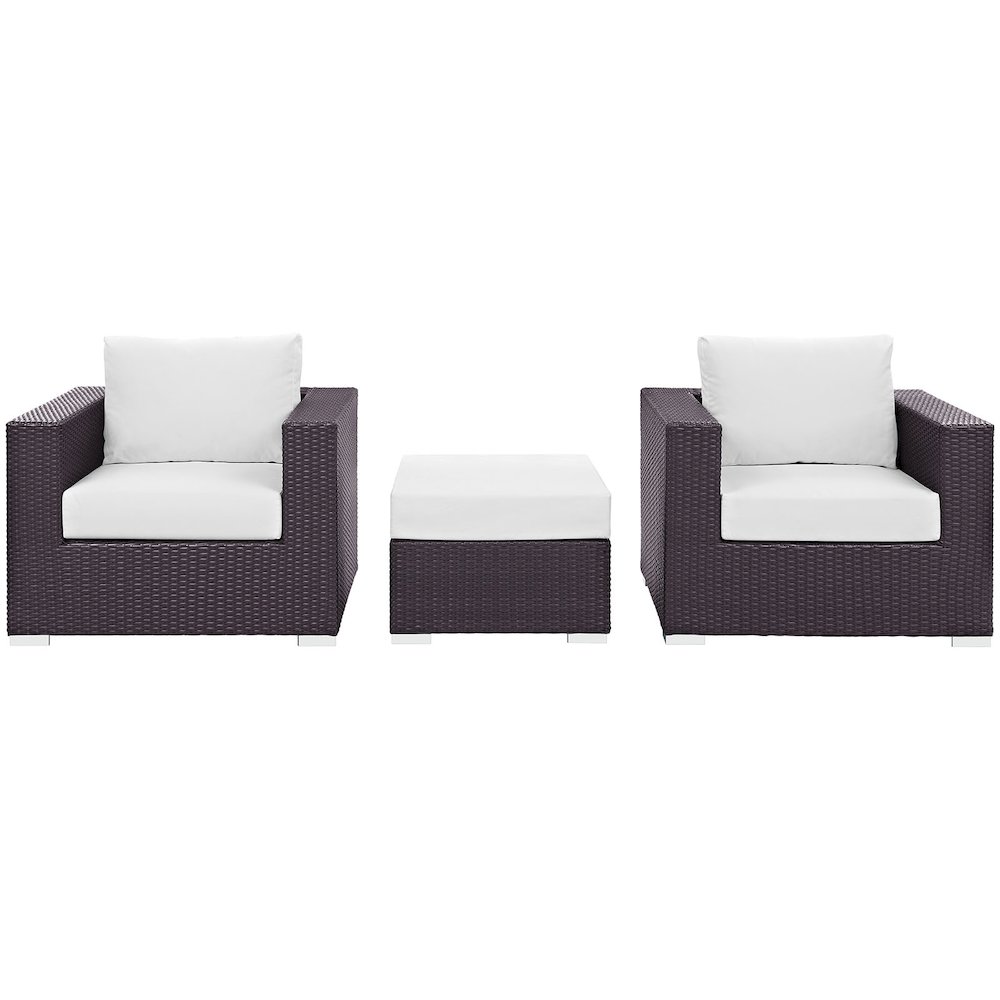 Convene 3 Piece Outdoor Patio Sofa Set. Picture 3