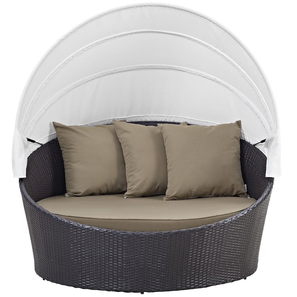 Convene Canopy Outdoor Patio Daybed. Picture 3