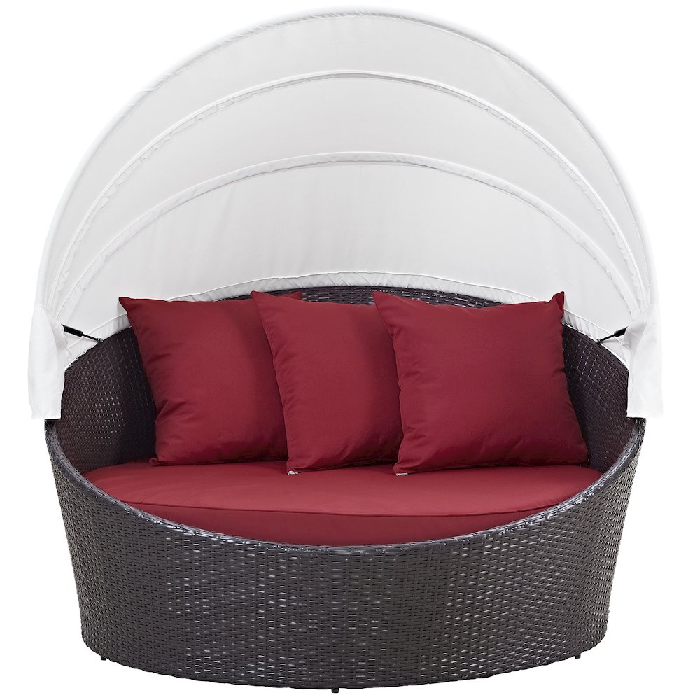 Convene Canopy Outdoor Patio Daybed. Picture 3