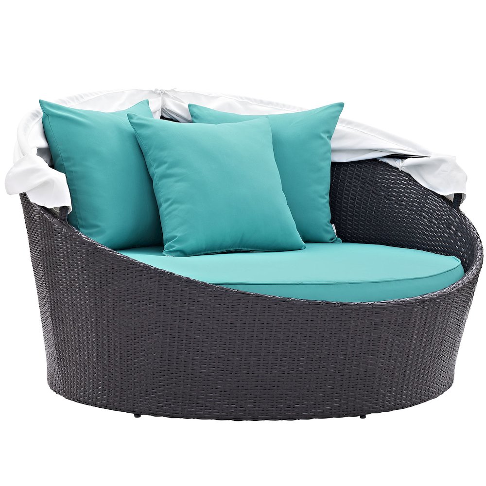 Convene Canopy Outdoor Patio Daybed. Picture 2