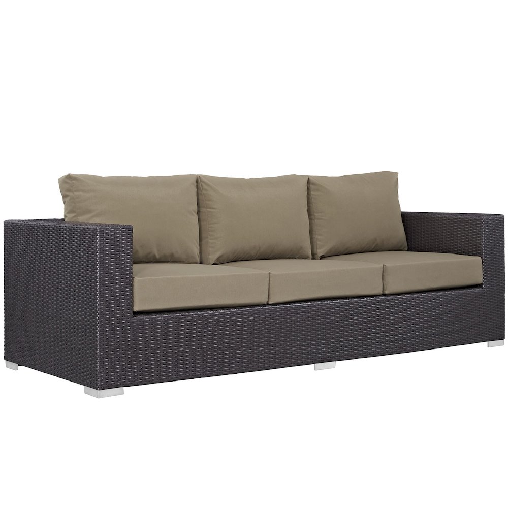 Convene 3 Piece Outdoor Patio Sofa Set. Picture 4
