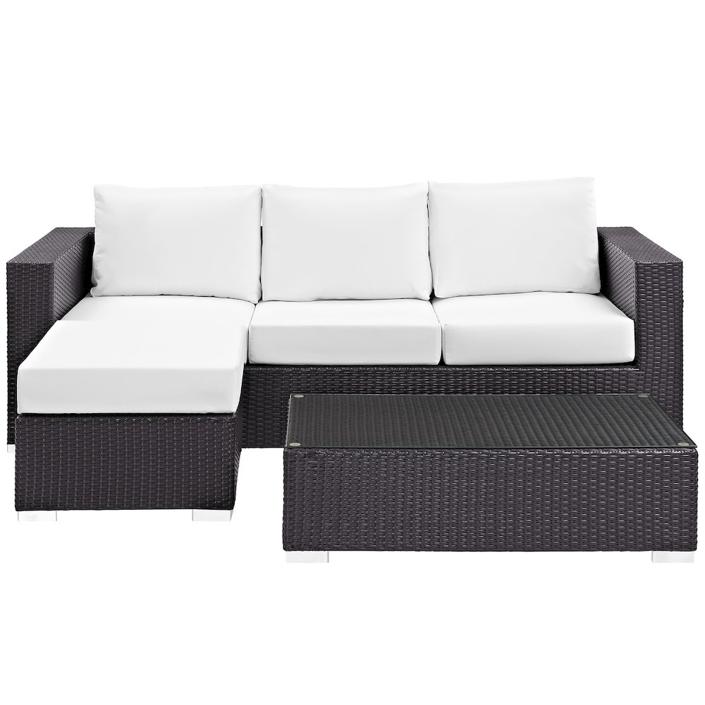 Convene 3 Piece Outdoor Patio Sofa Set. Picture 10