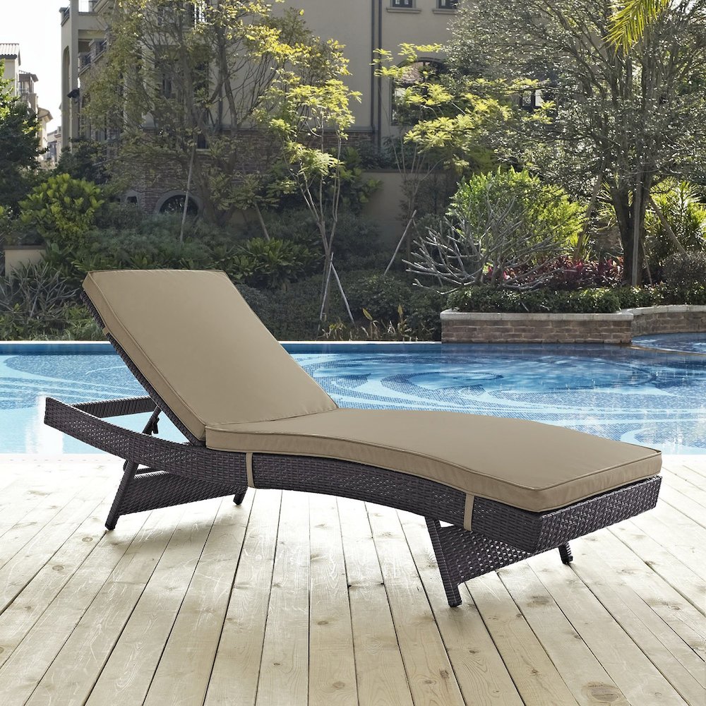 Convene Outdoor Patio Chaise. Picture 4
