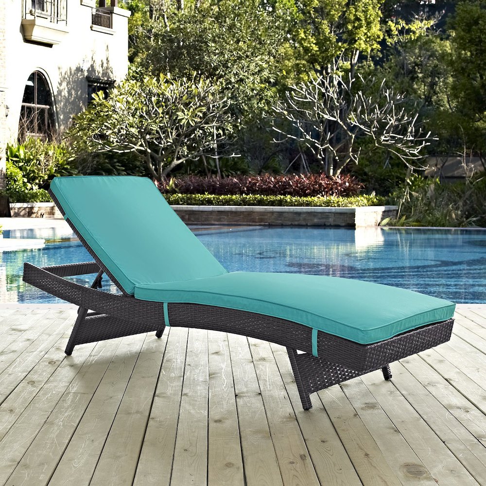 Convene Outdoor Patio Chaise. Picture 4