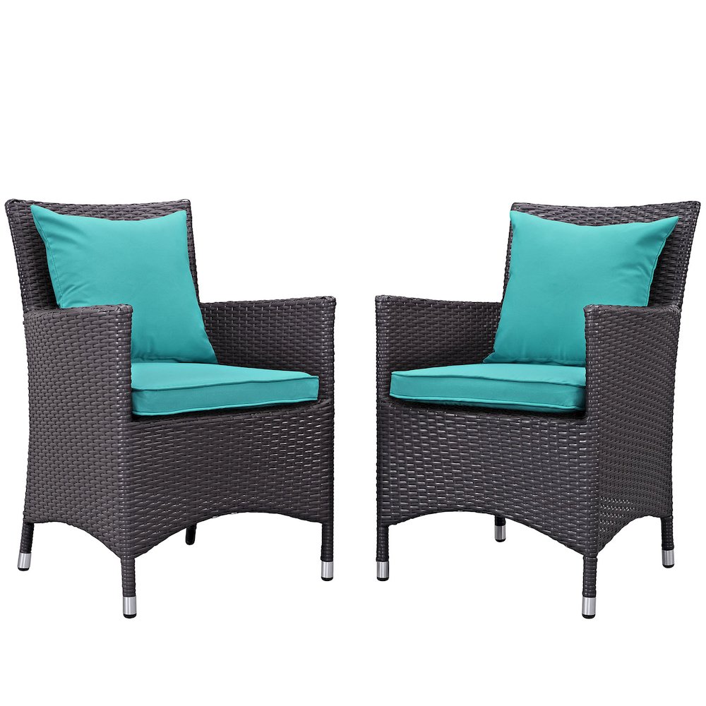 Convene 2 Piece Outdoor Patio Dining Set. Picture 1