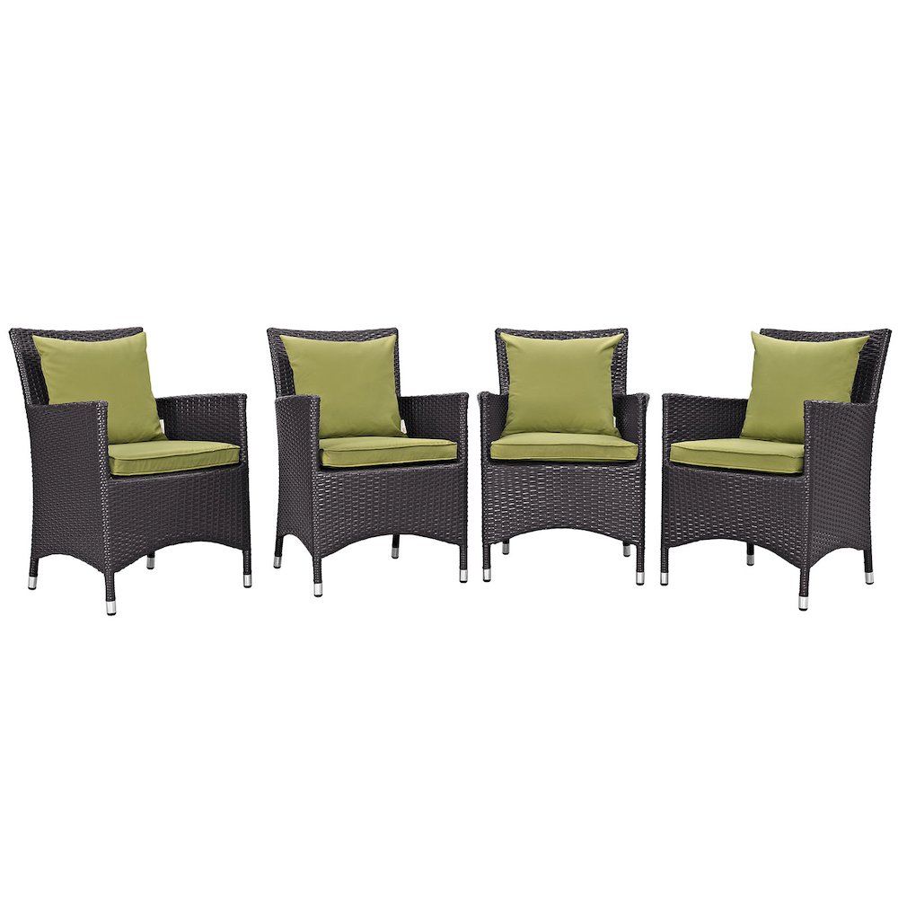 Convene 4 Piece Outdoor Patio Dining Set. Picture 1