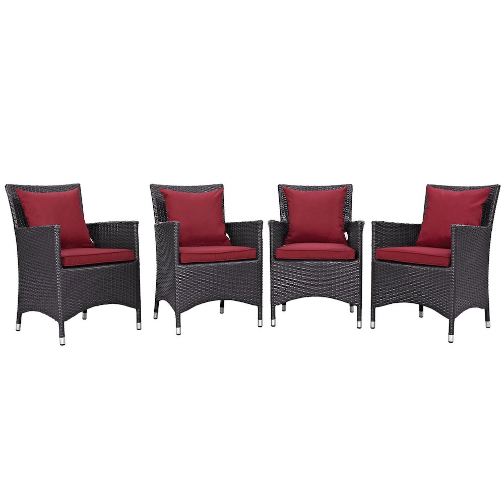 Convene 4 Piece Outdoor Patio Dining Set. Picture 1
