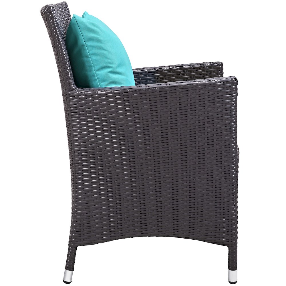 Convene 4 Piece Outdoor Patio Dining Set. Picture 3