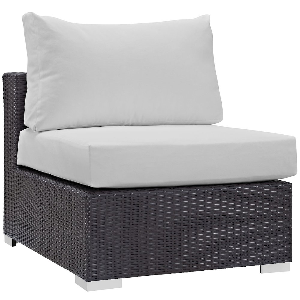 Convene 6 Piece Outdoor Patio Sectional Set. Picture 5