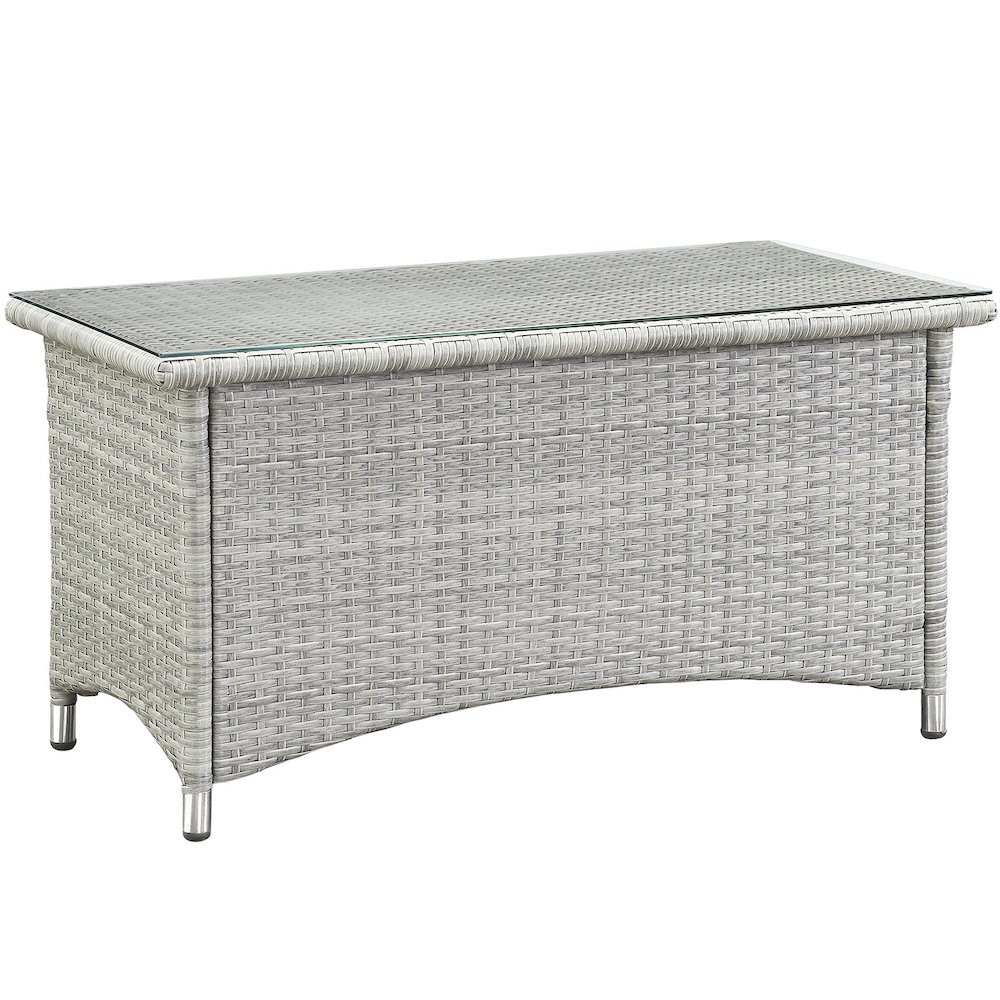 Bridge 4 Piece Outdoor Patio Patio Conversation Set. Picture 11