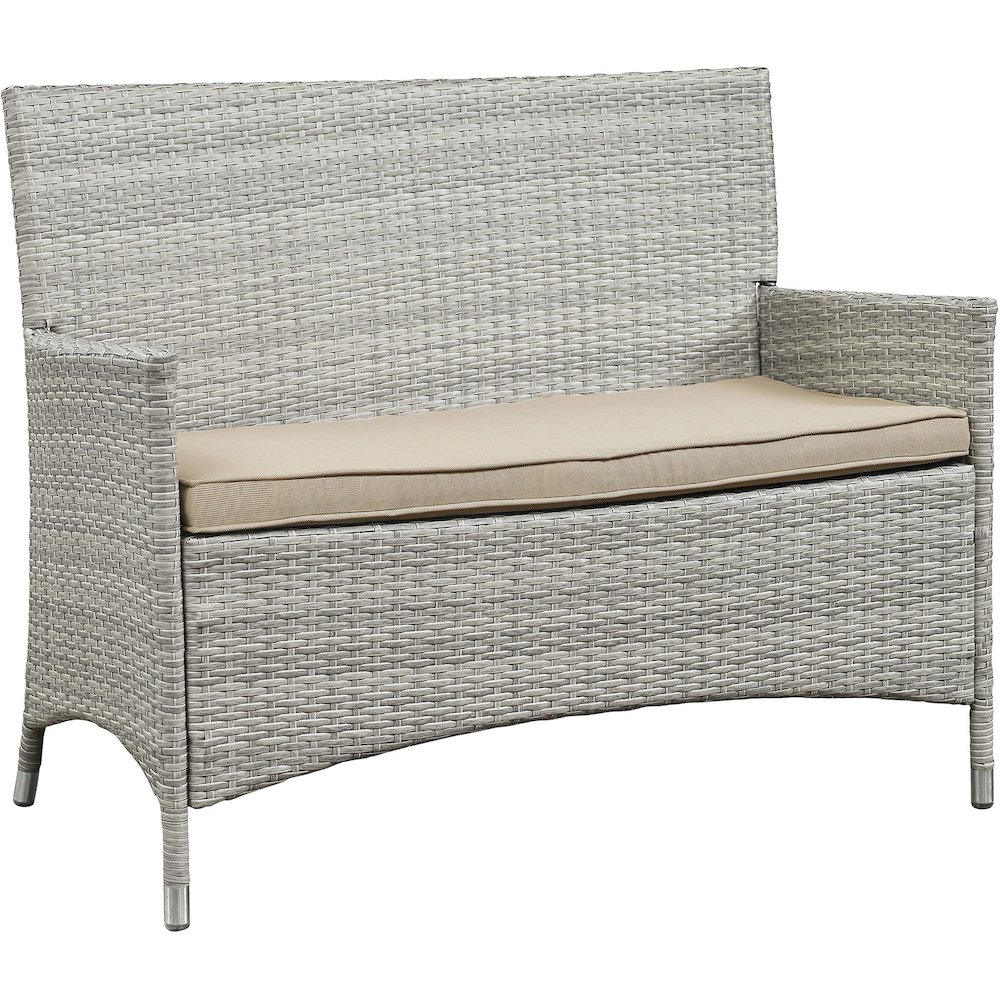 Bridge 4 Piece Outdoor Patio Patio Conversation Set. Picture 3