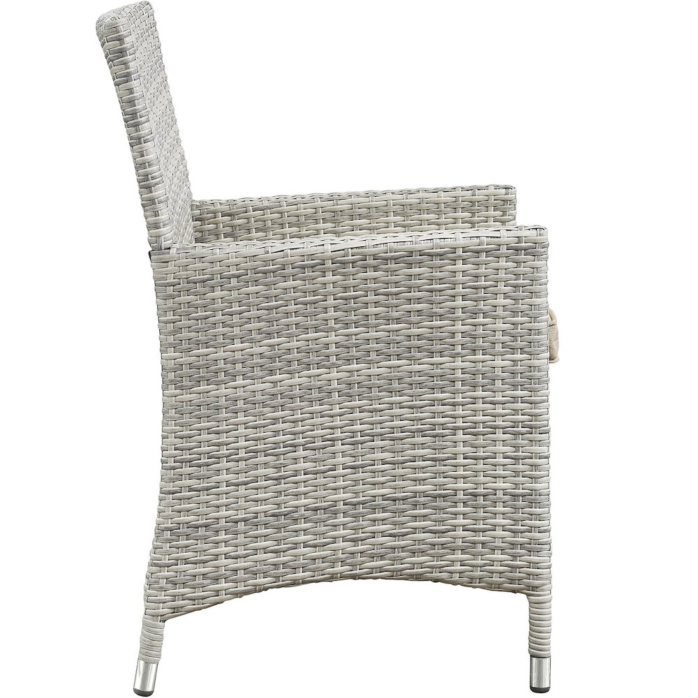 Bridge 4 Piece Outdoor Patio Patio Conversation Set. Picture 8