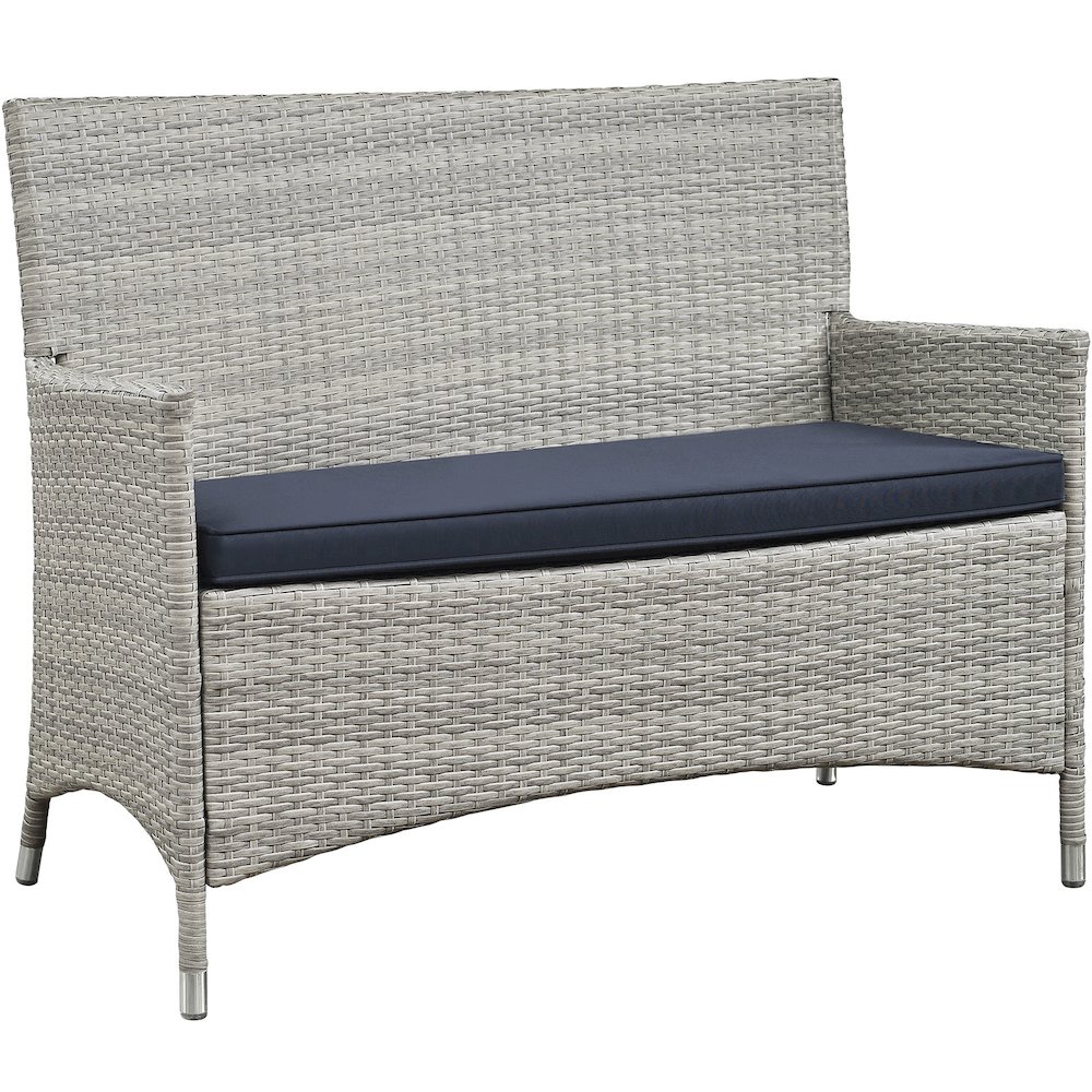 Bridge 4 Piece Outdoor Patio Patio Conversation Set. Picture 3