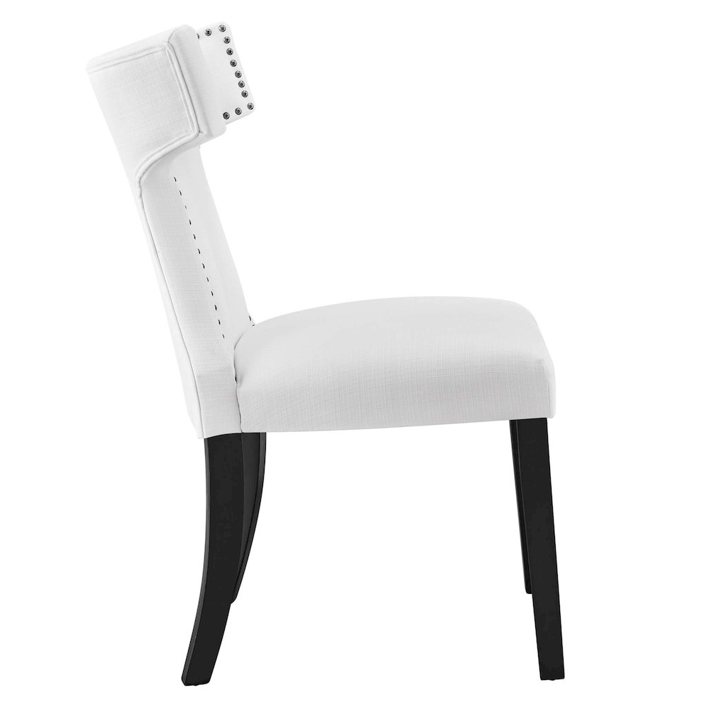 Curve Fabric Dining Chair. Picture 3