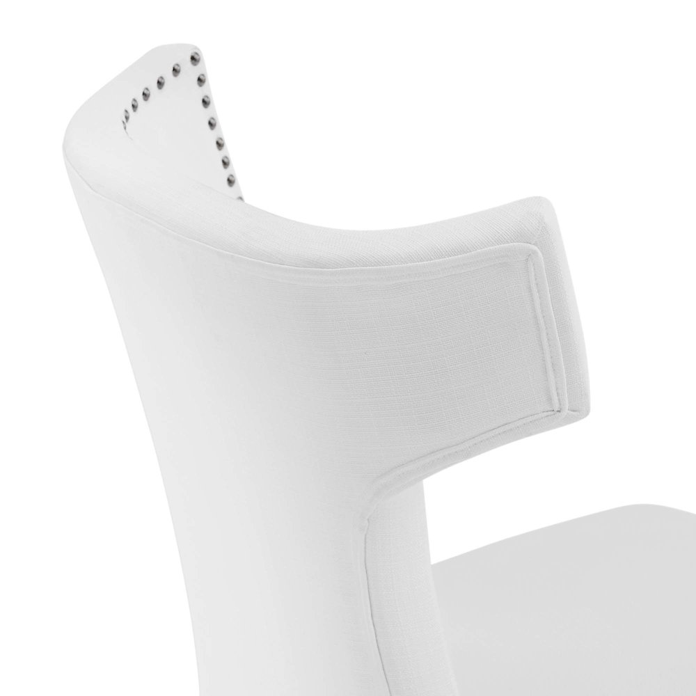 Curve Fabric Dining Chair. Picture 5