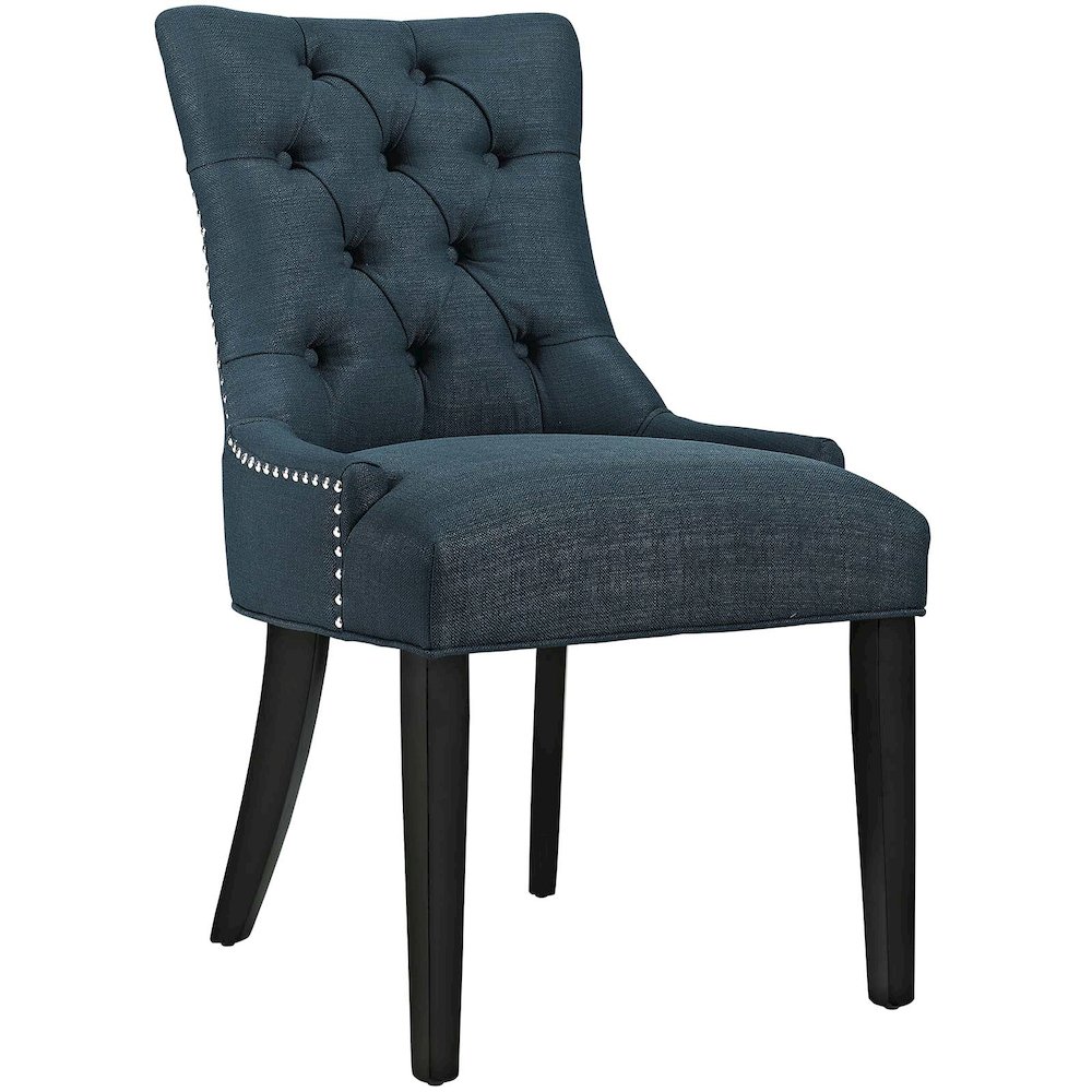 Regent Tufted Fabric Dining Chair. Picture 1