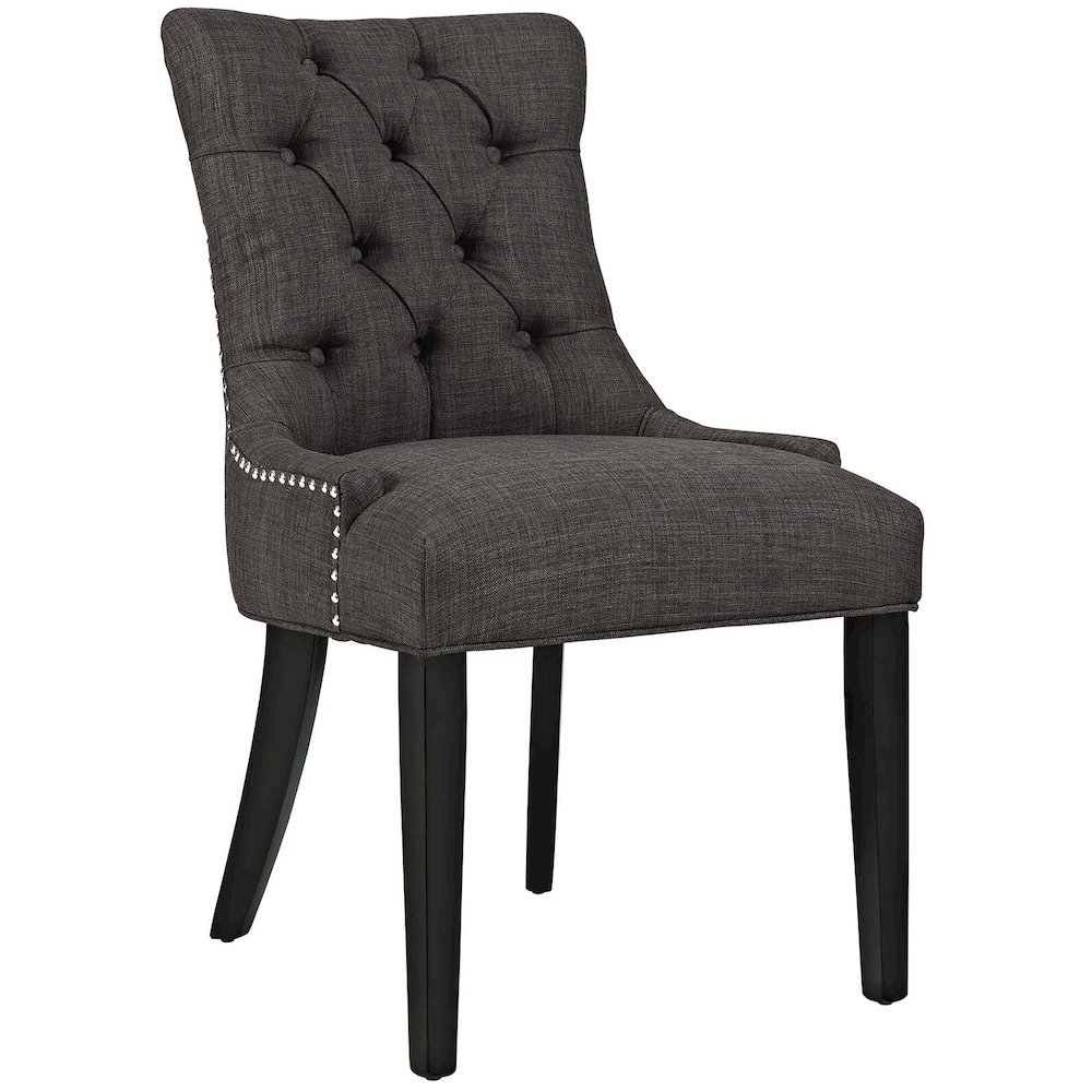 Regent Tufted Fabric Dining Chair. Picture 1