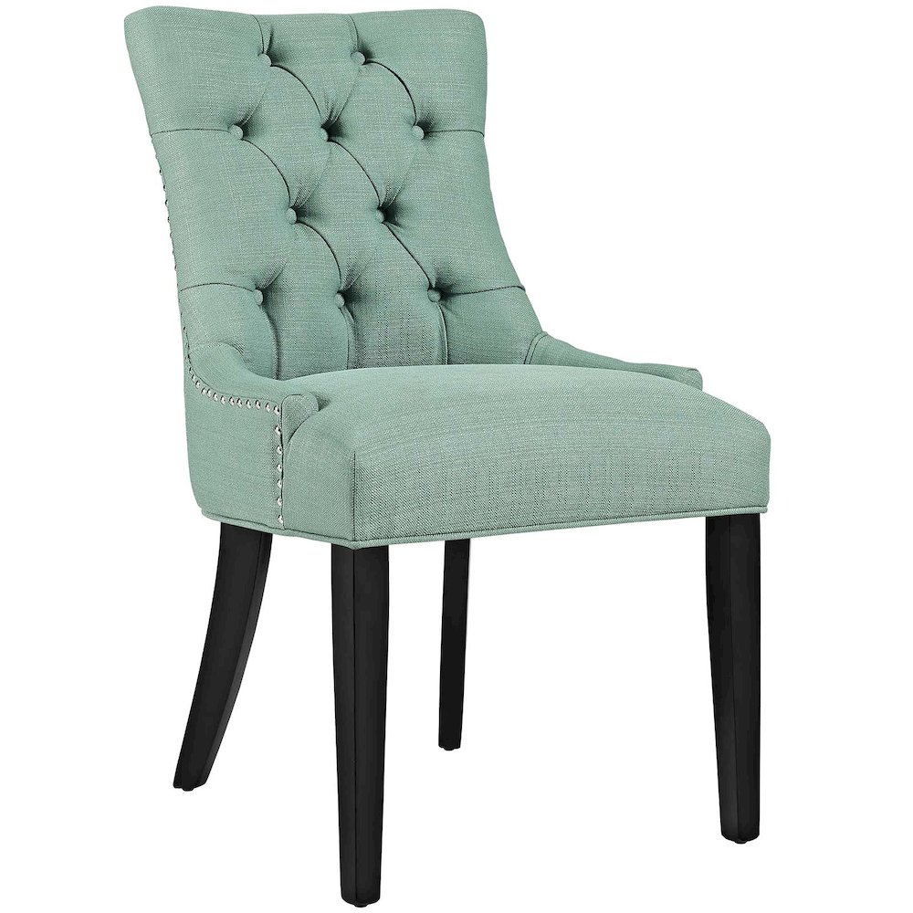 Regent Tufted Fabric Dining Chair. Picture 1