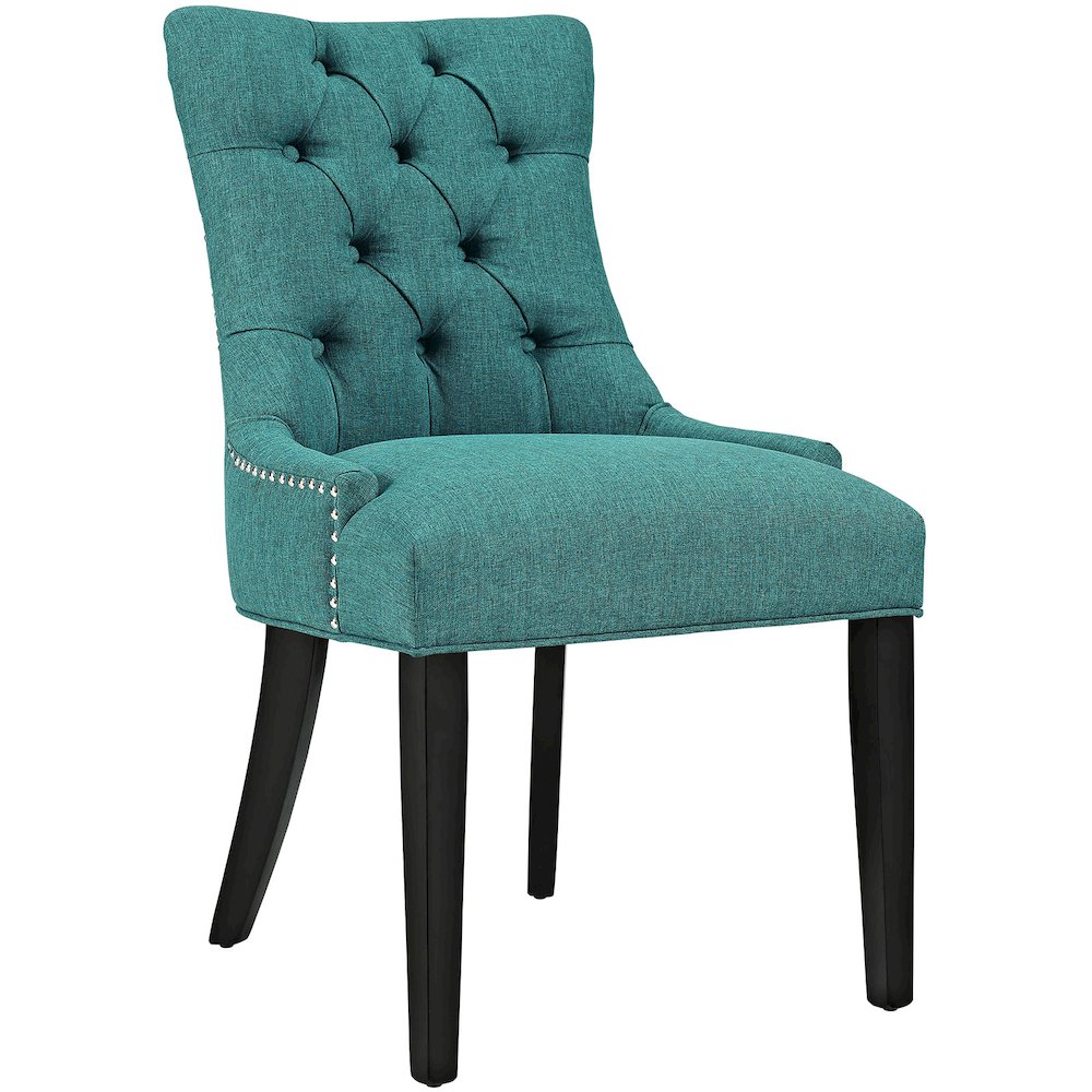 Regent Tufted Fabric Dining Chair. Picture 1
