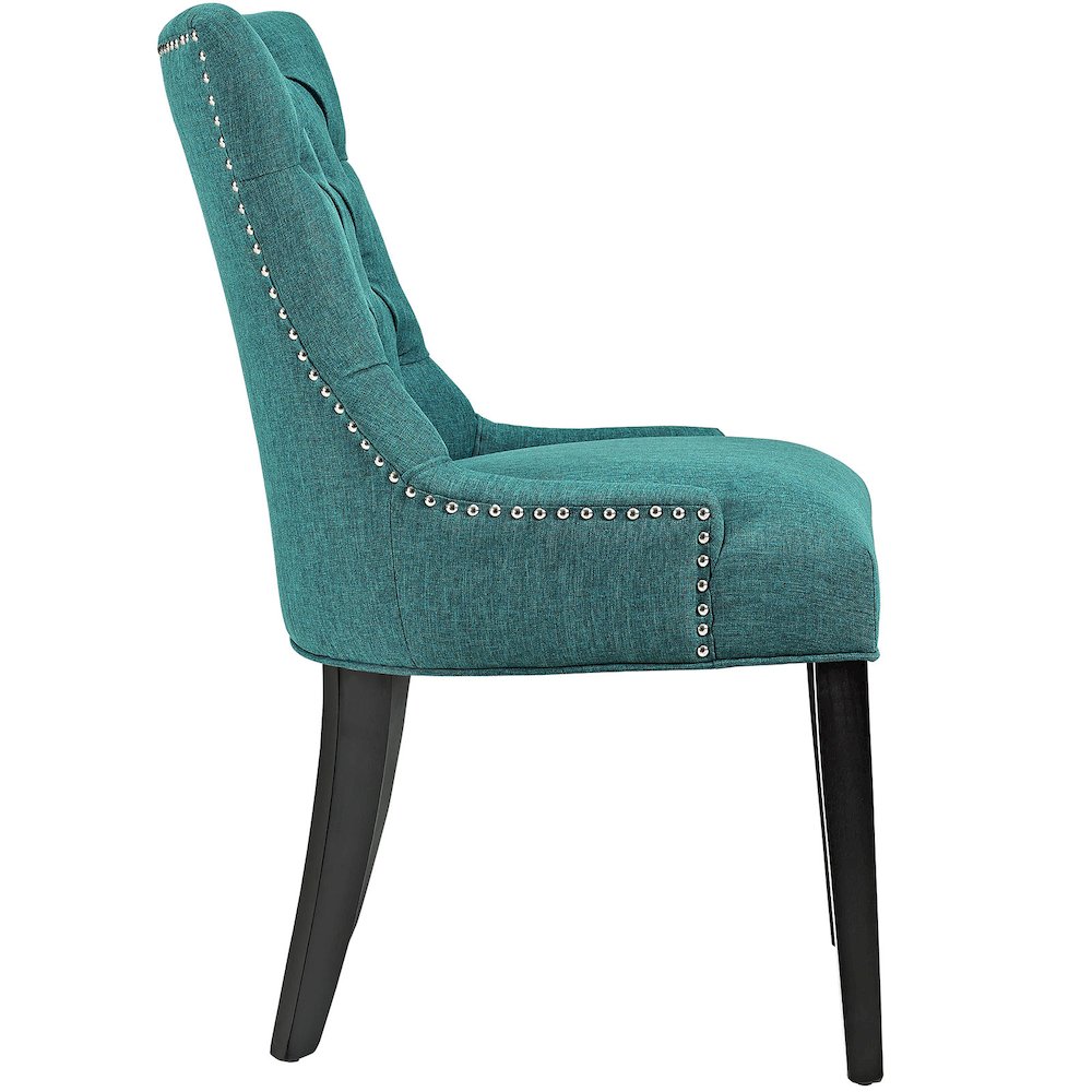 Regent Tufted Fabric Dining Chair. Picture 2